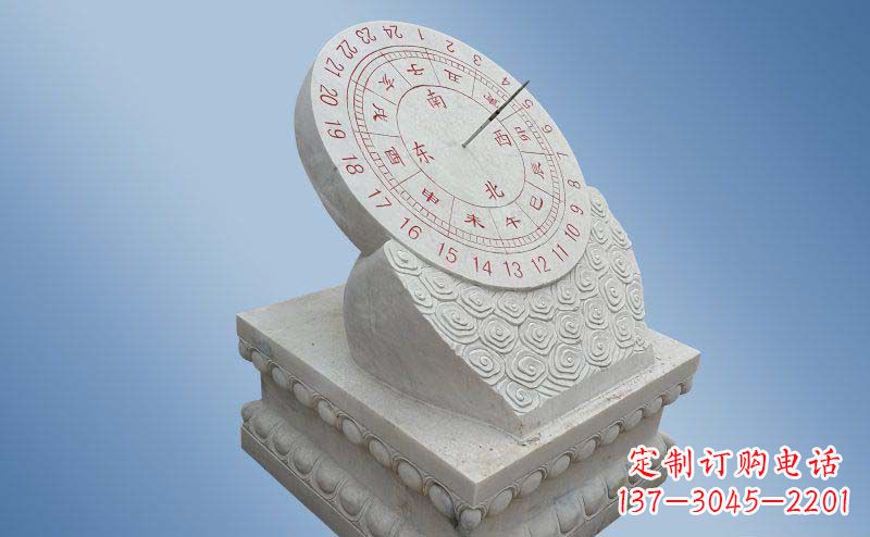 温州精致古典大理石日晷雕塑