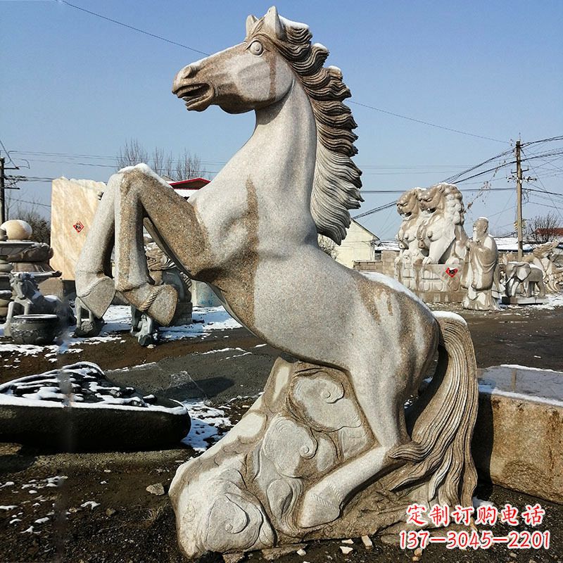 温州大理石生肖马雕塑