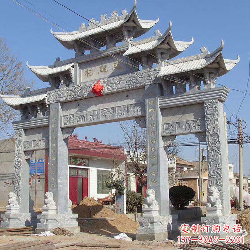 温州大理石牌坊石雕艺术