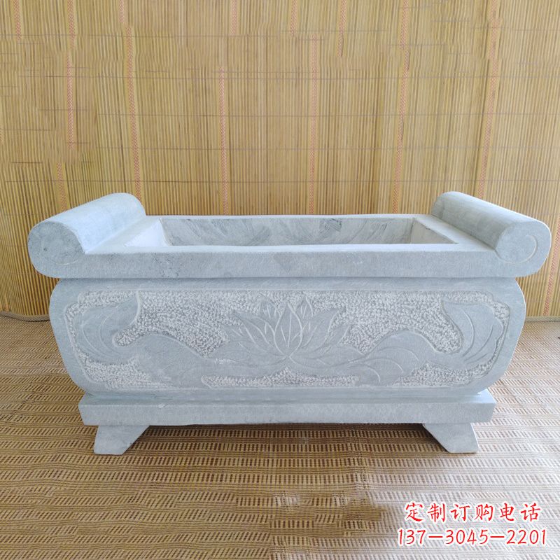 温州精美大理石石雕香炉雕塑