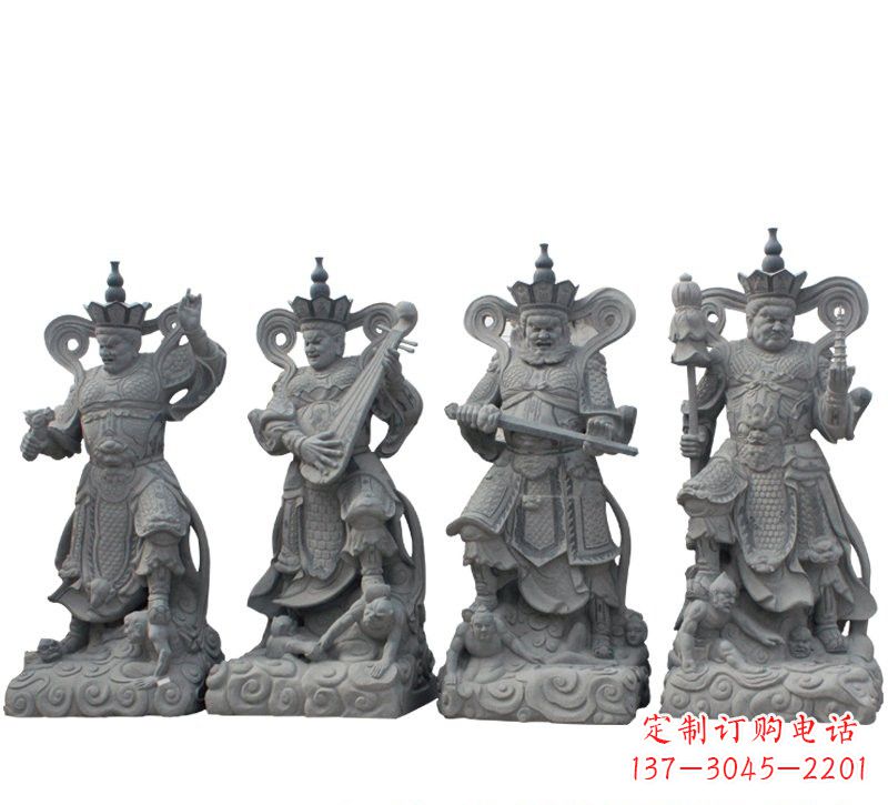 温州四大天王大理石雕塑