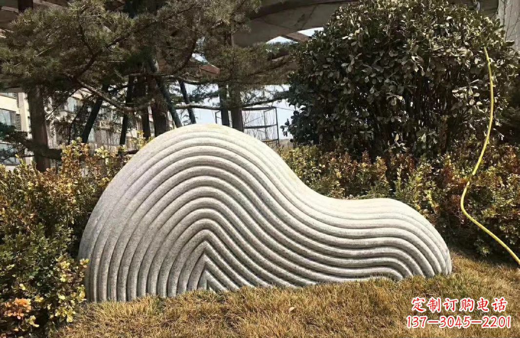 温州高雅大理石纹理假山雕塑