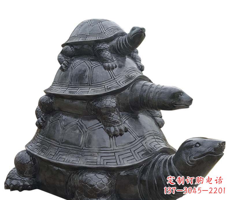 温州高品质大理石乌龟母子石雕