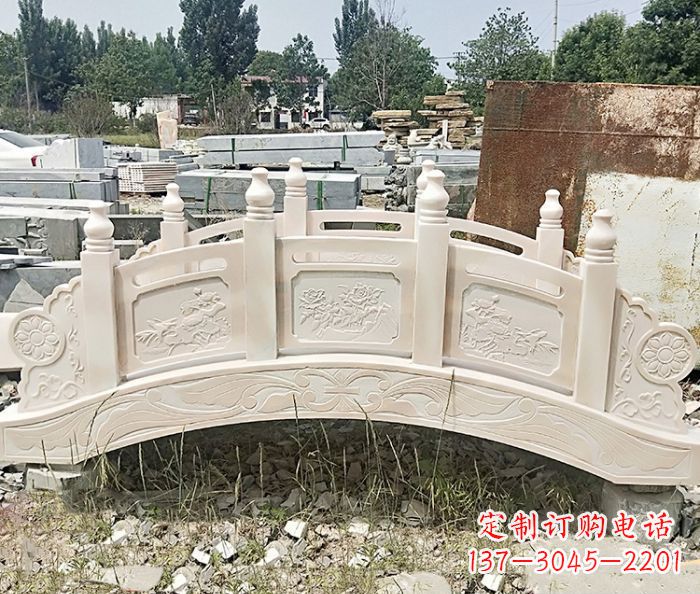 温州大理石小型拱桥雕塑