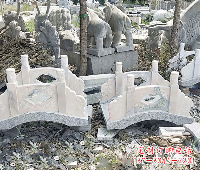 温州精美大理石拱桥雕塑
