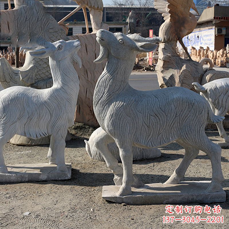 温州大理石羊雕塑