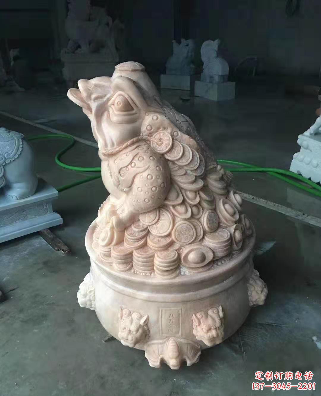 温州精致石雕动物雕塑