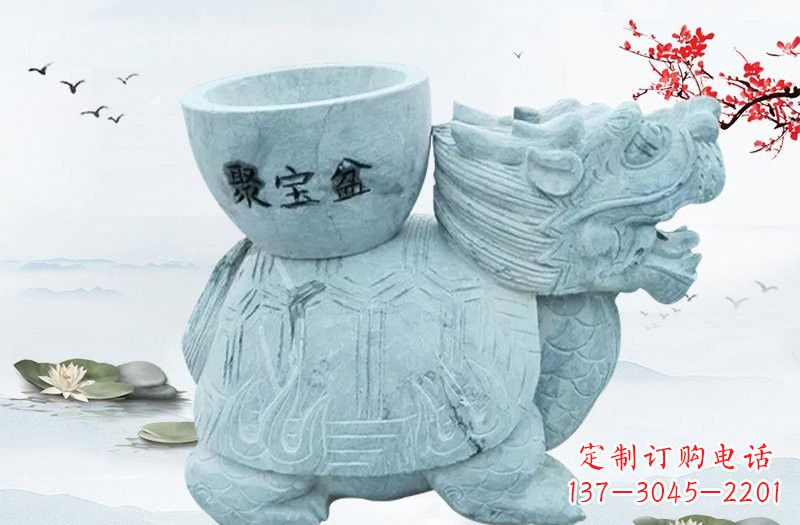 温州大理石招财龙雕塑