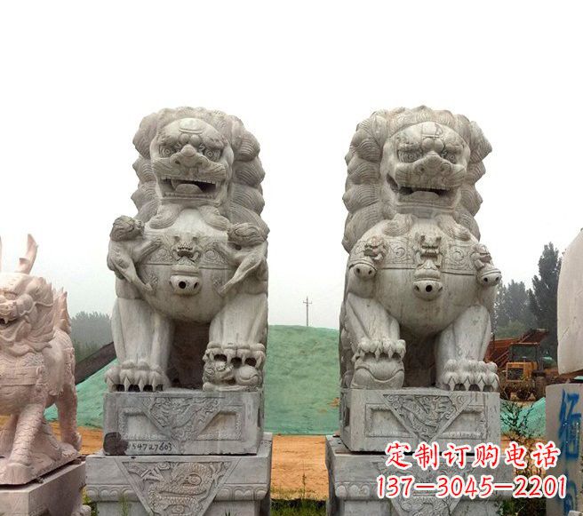 温州大理石镇宅狮子雕塑