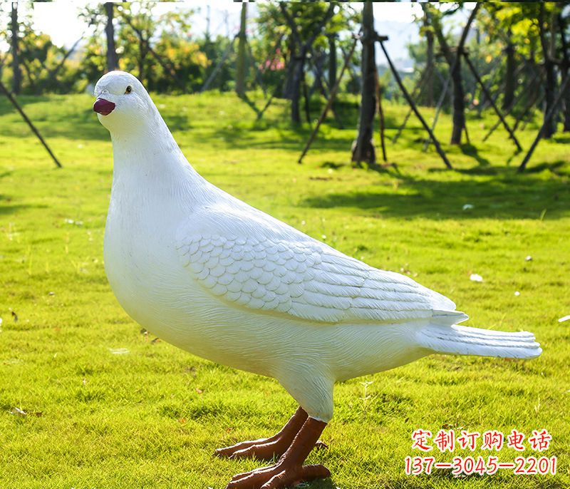 温州大连英雄纪念公园少女和平鸽雕塑