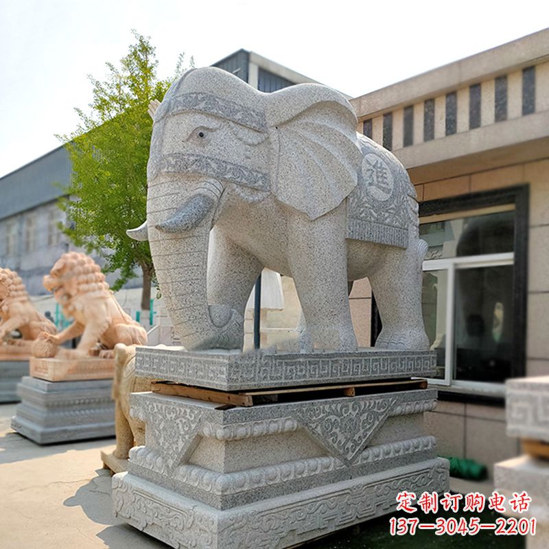 温州新颖雄伟的大象雕塑