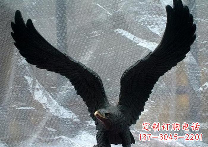 温州大鹏展翅玻璃钢老鹰雕塑