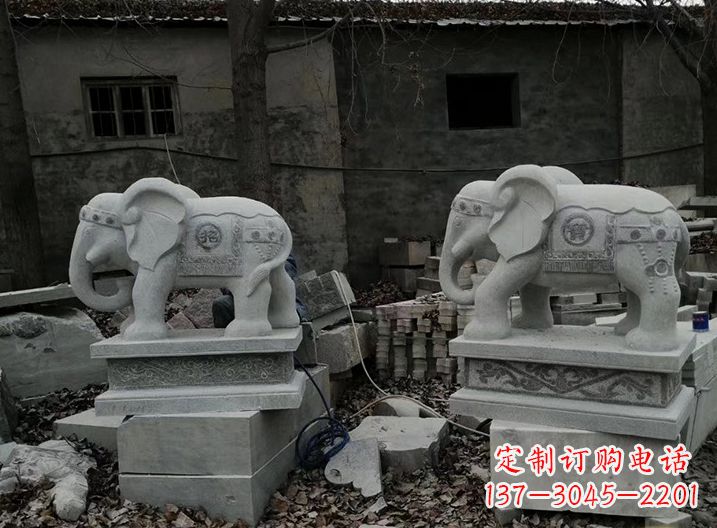 温州精美大象雕塑,传承经典之美