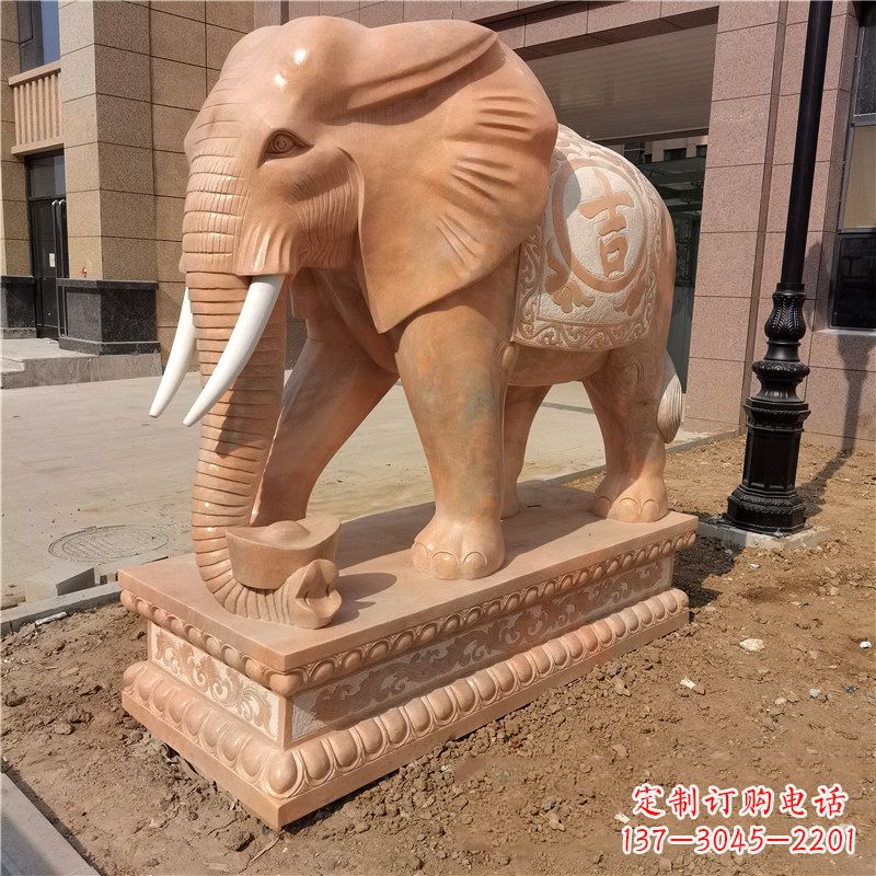 温州大象石雕——辟邪守护