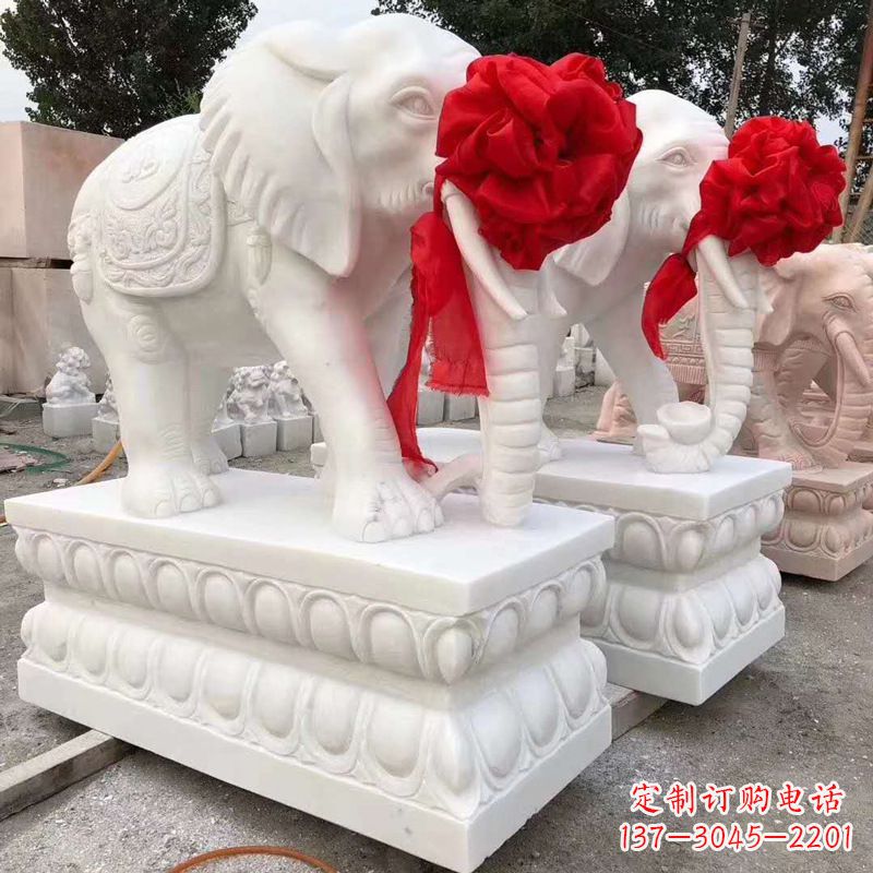 温州大象形象石雕塑