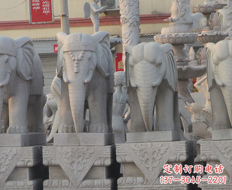 温州大象雕塑——唤醒古老传统的精美石艺