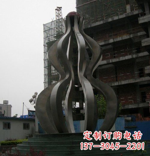 温州优雅大气的不锈钢葫芦雕塑