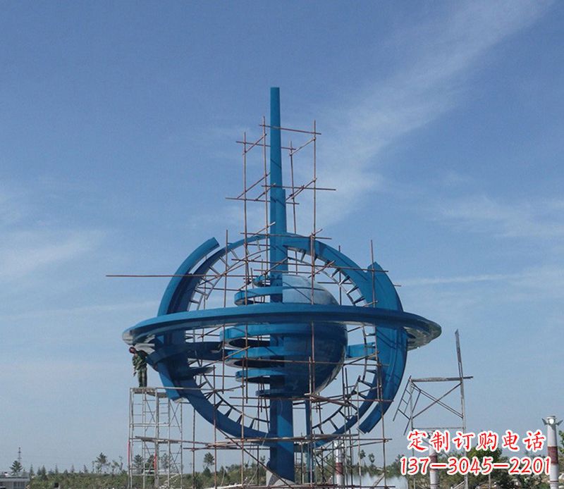 温州品质卓越的大型不锈钢地球雕塑