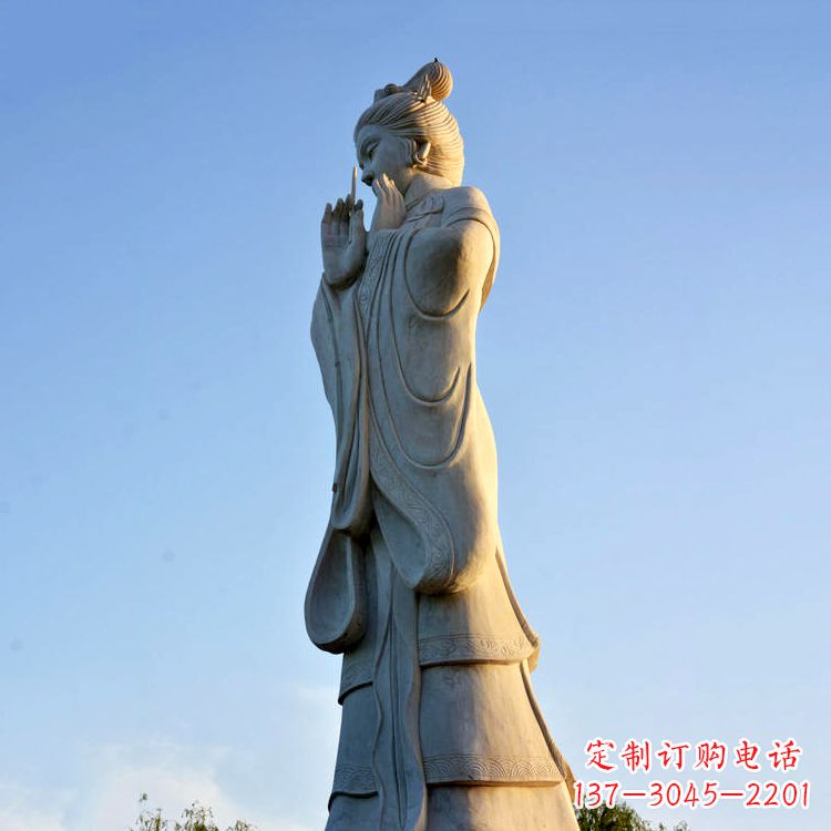 温州貂蝉雕塑精美礼品,赠送古代美女历史人物