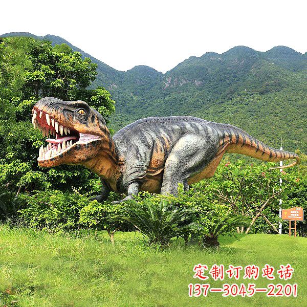 温州大型仿真恐龙公园雕塑