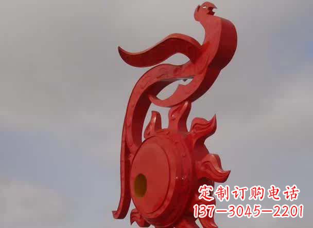 温州精美凤凰不锈钢雕塑