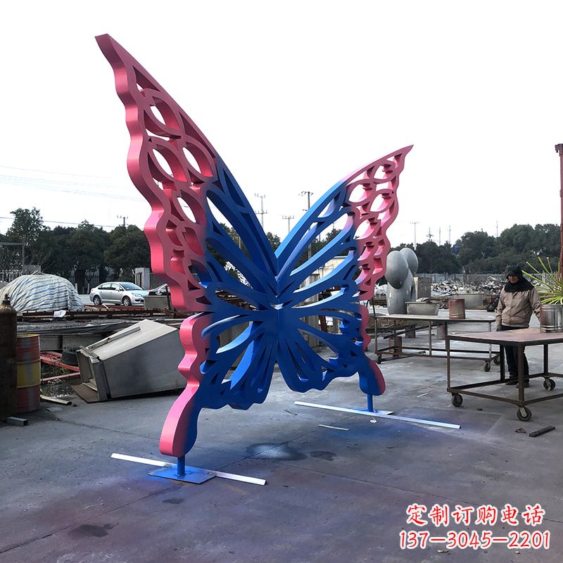 温州不锈钢蝴蝶雕塑