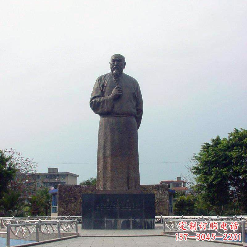 温州精美林则徐雕塑,传承历史文化