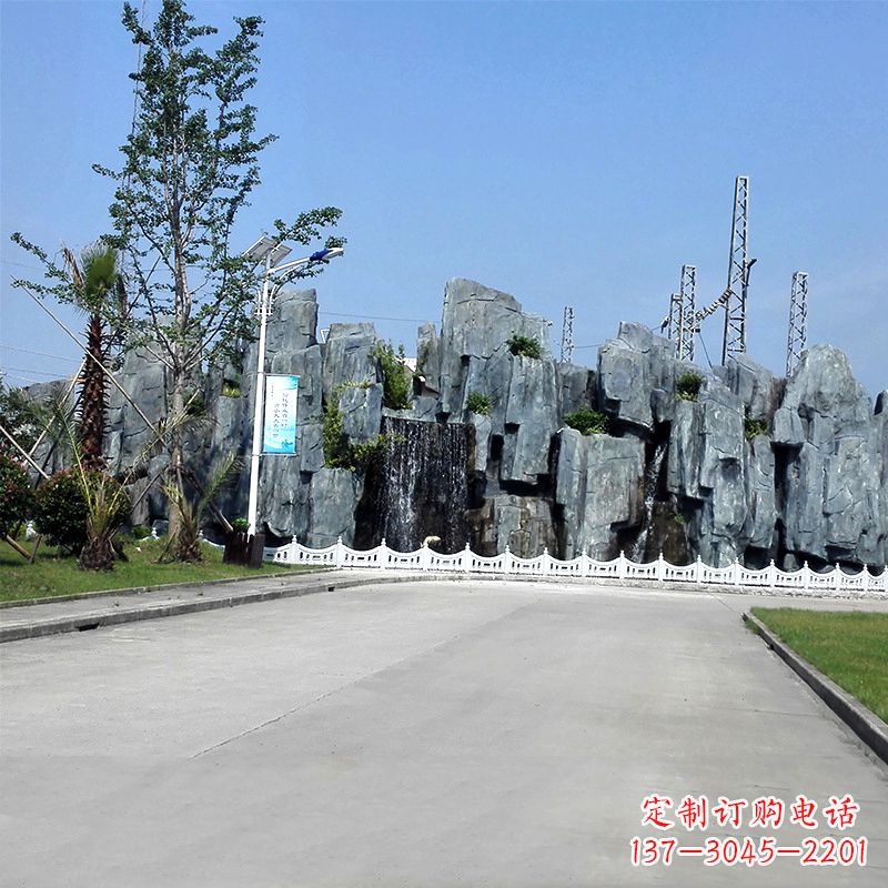 温州大型塑石假山雕塑