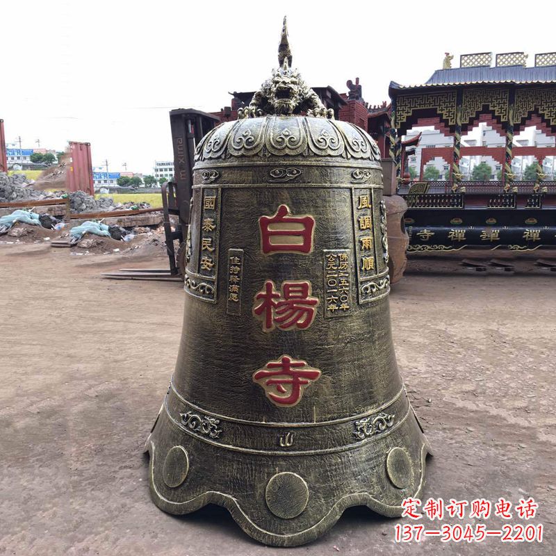 温州优质铜钟雕塑定制