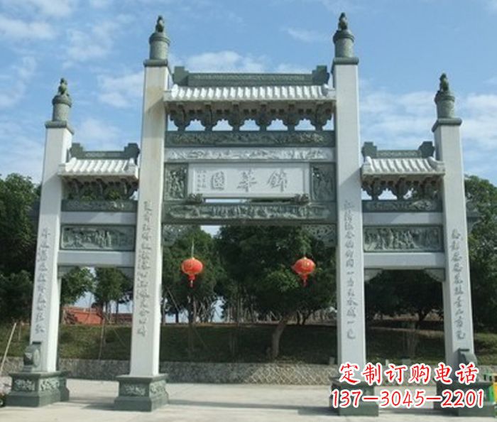 温州牌坊雕塑艺术品定制精品
