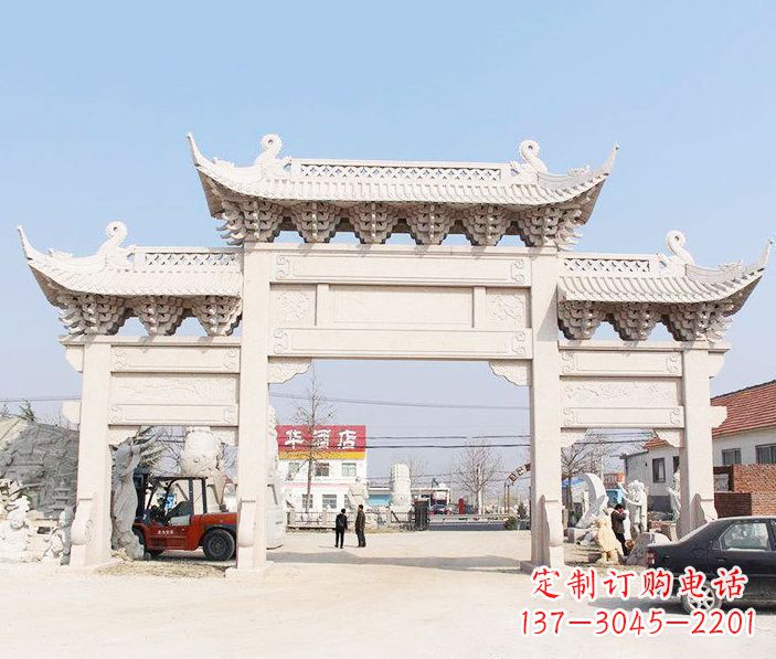 温州精美牌坊雕塑