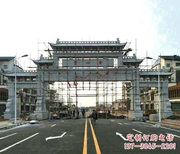 温州牌坊石雕——精致细腻,展示正气