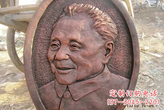 温州传承历史，永记邓小平——邓小平头像铜雕塑