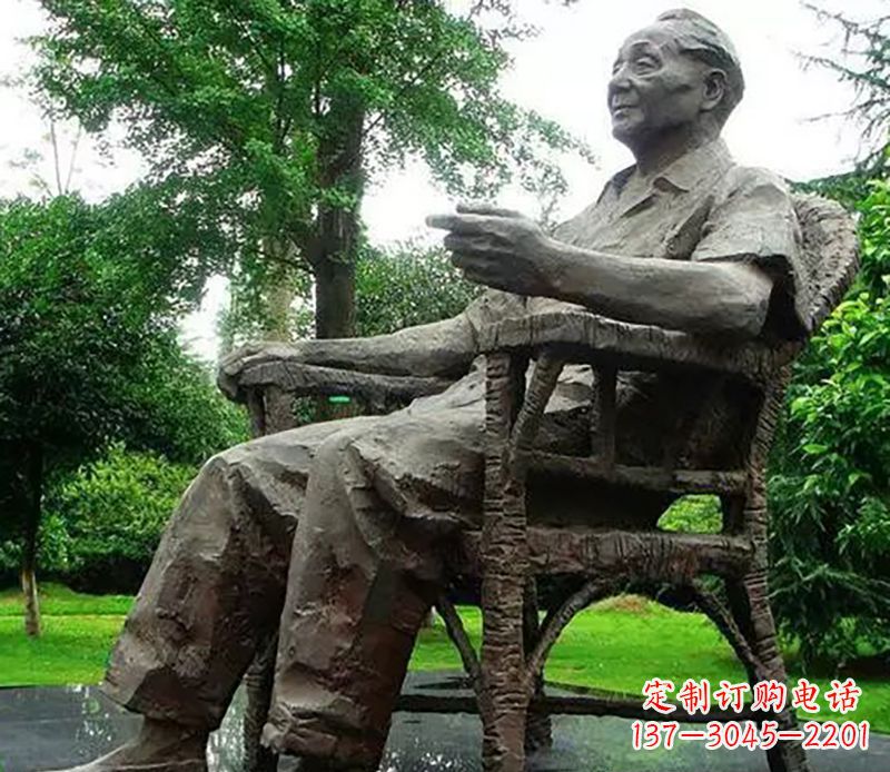 温州邓小平伟人公园铜雕—荣耀家乡,让历史永生