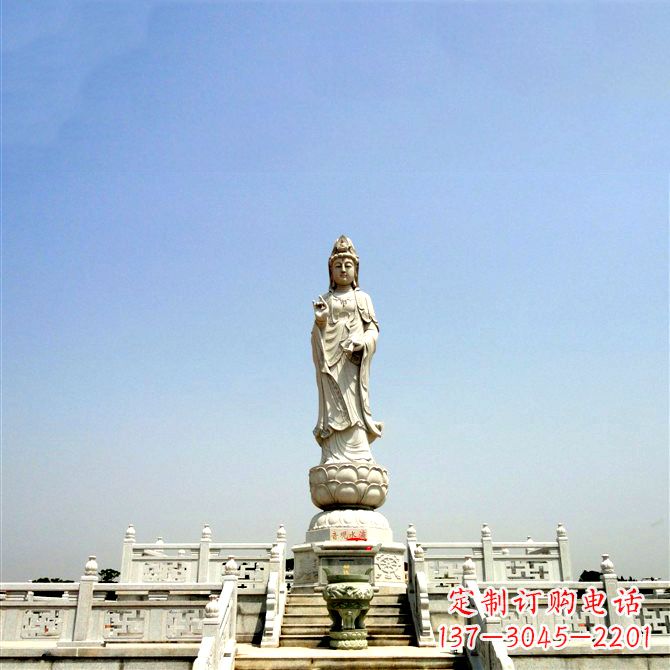 温州观音大型石雕景观雕塑