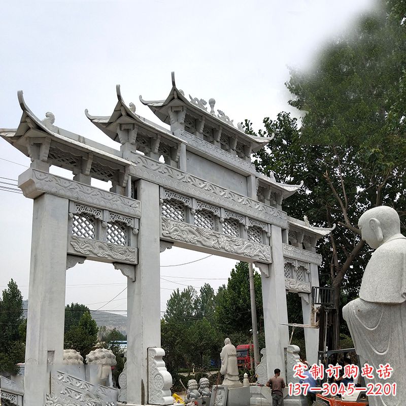 温州雕塑公园门口牌坊