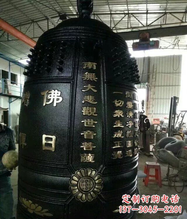 温州定制铜钟寺庙铜雕
