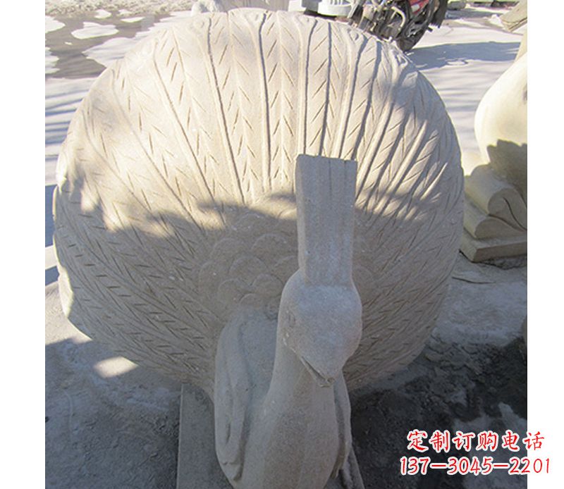 温州优雅高贵的孔雀石雕