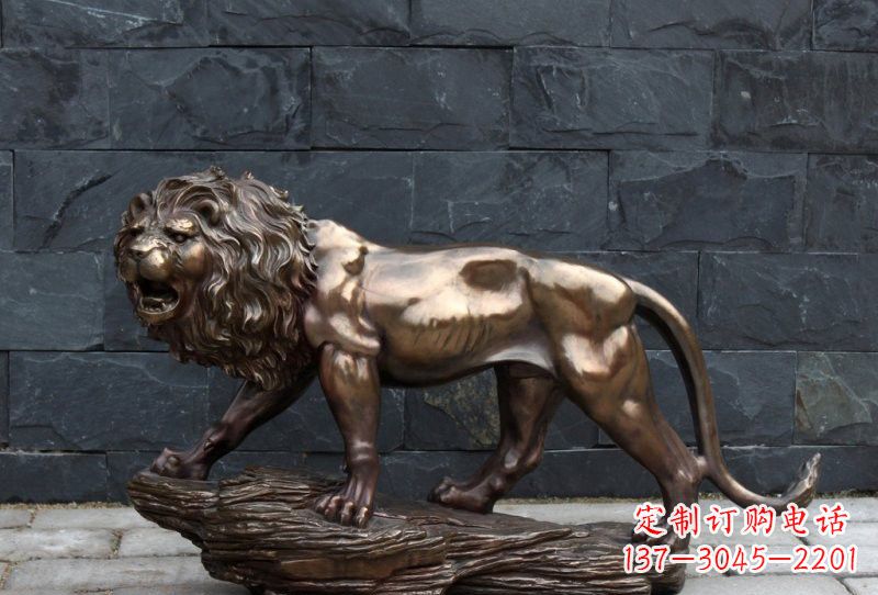 温州高雅雕刻—狮子铜雕塑