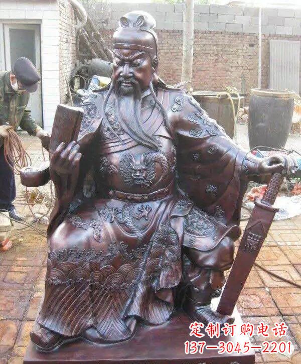 温州关公铜雕——象征着一份久远精神的传承