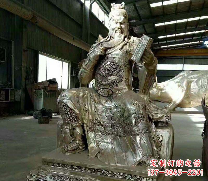 温州精美关公铜雕