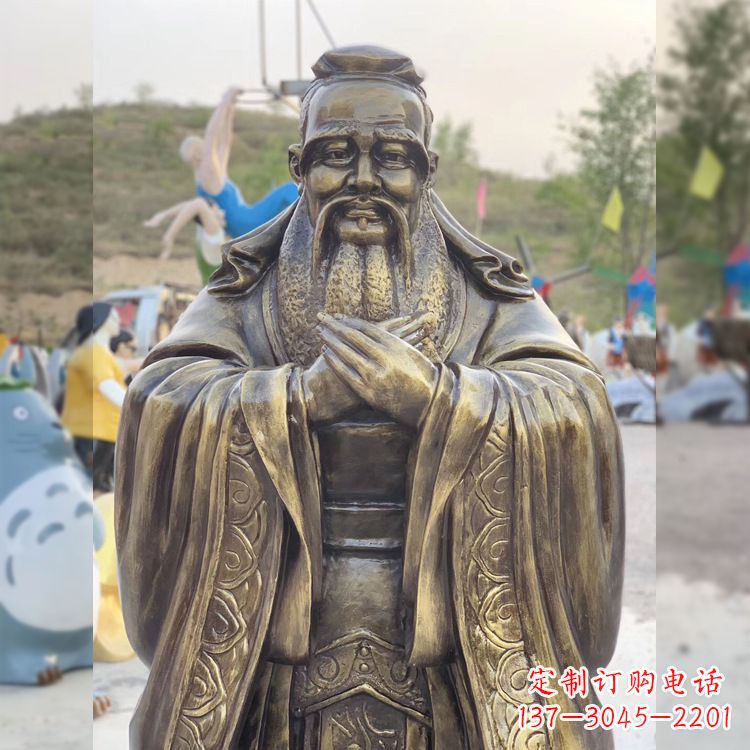 温州中领雕塑贵族——伟大的孔子雕塑