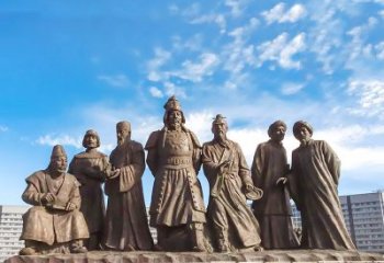 温州成吉思汗雕塑，赞颂大蒙古国建国者