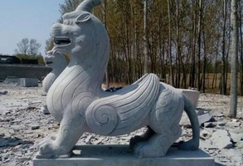 温州独角兽雕塑，神兽石雕带你穿越回古老神话中