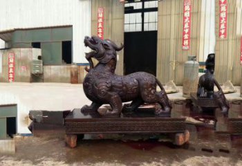 温州独角兽铸铜雕塑—精雕细琢的艺术瑰宝