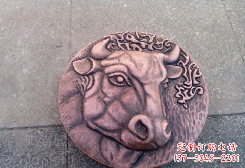 温州锻铜十二生肖兽首雕塑