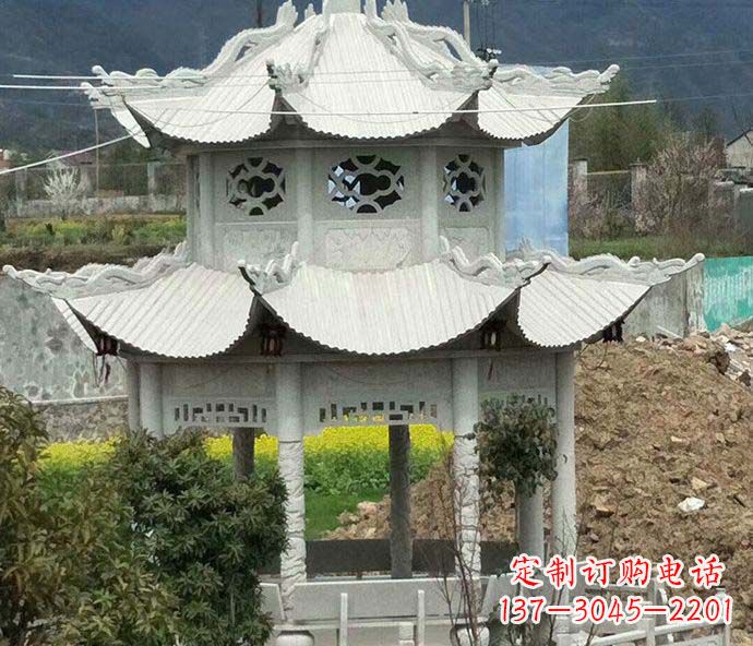温州古典凉亭石雕