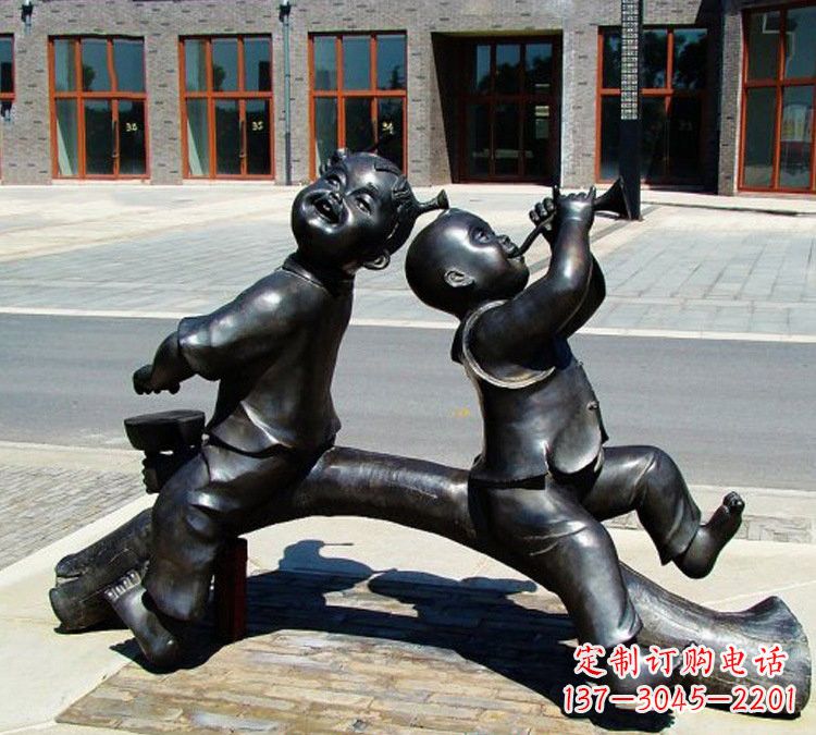 温州铜雕童趣,引领儿童童趣生活