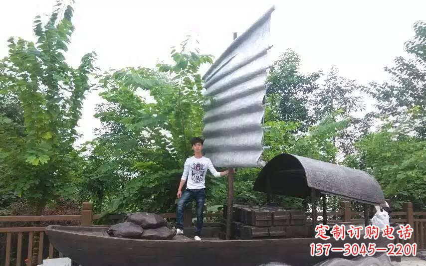 温州高品质帆船铜雕