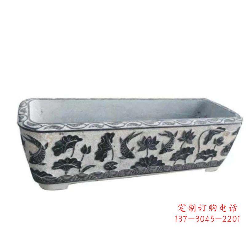 温州精美水缸石雕